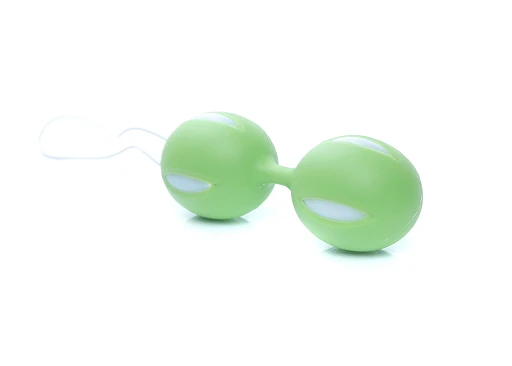 Kulki gejszy Smartballs – podwójne, 3,6 cm, zielone — zdjęcie 2