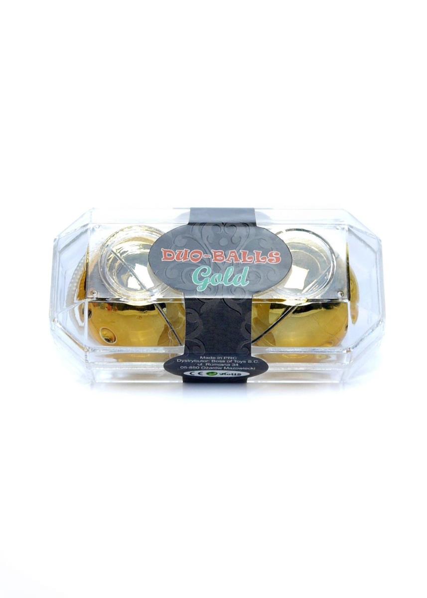 Kulki gejszy Duo-Balls Gold - złote, 2 szt. — zdjęcie 4
