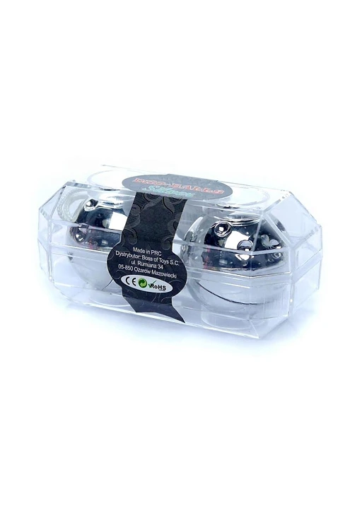 Kulki gejszy Duo-Balls Silver – dwie kulki, 3,2 cm — zdjęcie 3