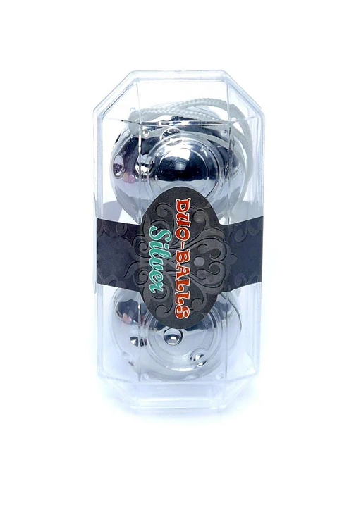 Kulki gejszy Duo-Balls Silver – dwie kulki, 3,2 cm — zdjęcie 5