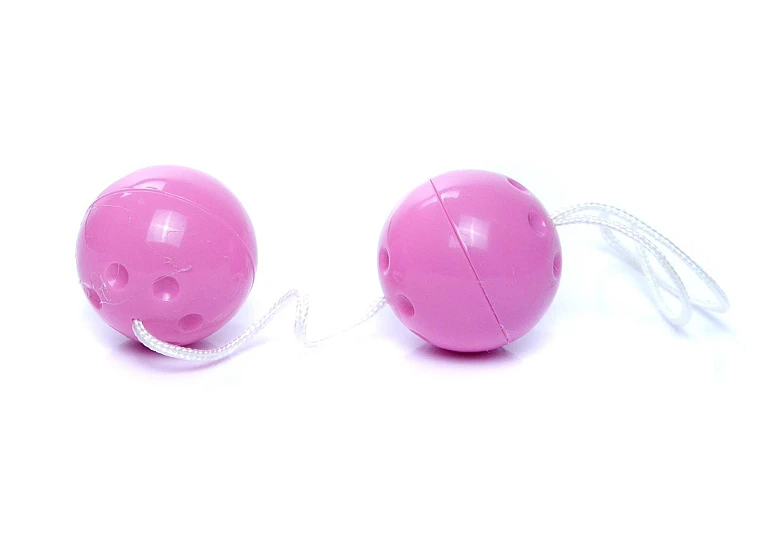 Kulki gejszy Duo-Balls – fioletowe, 21 cm, Ø 3,2 cm