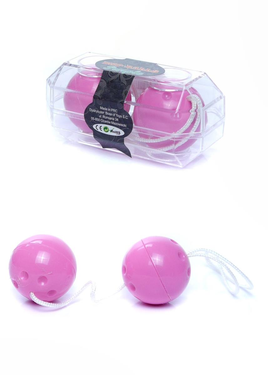 Kulki gejszy Duo-Balls – fioletowe, 21 cm, Ø 3,2 cm — zdjęcie 2