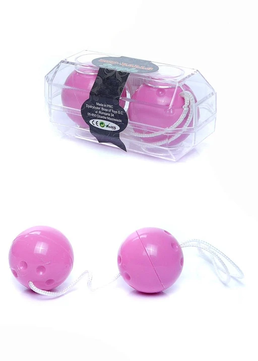 Kulki gejszy Duo-Balls – fioletowe, 21 cm, Ø 3,2 cm — zdjęcie 2