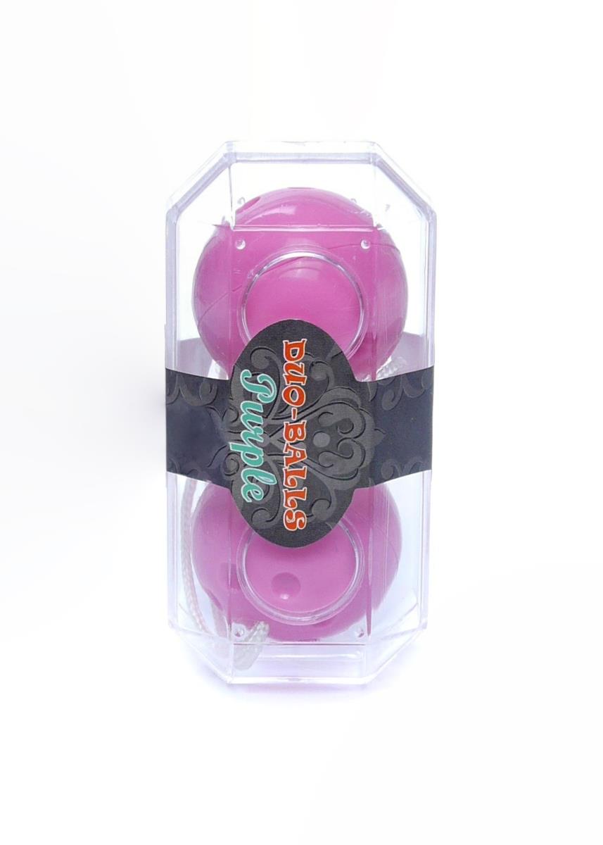 Kulki gejszy Duo-Balls – fioletowe, 21 cm, Ø 3,2 cm — zdjęcie 5
