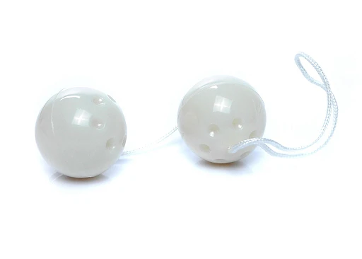 Kulki gejszy Duo-Balls White - zestaw 2 szt.