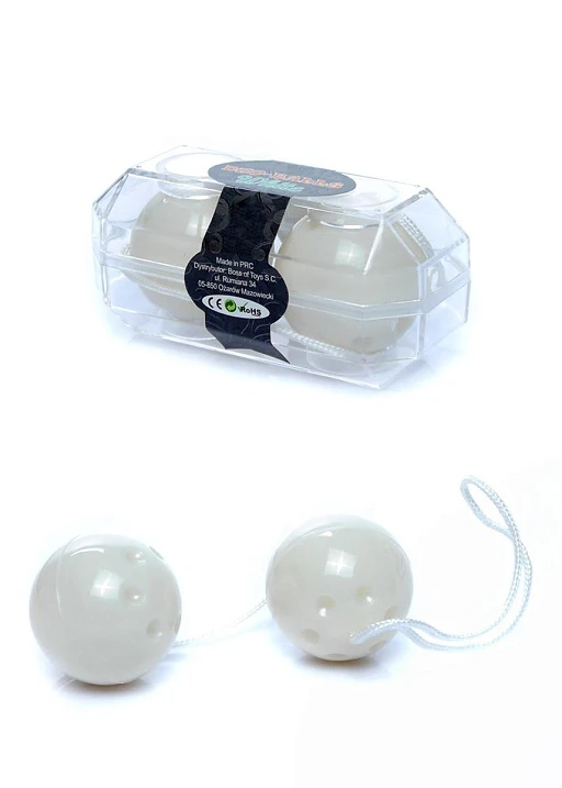 Kulki gejszy Duo-Balls White - zestaw 2 szt. — zdjęcie 2