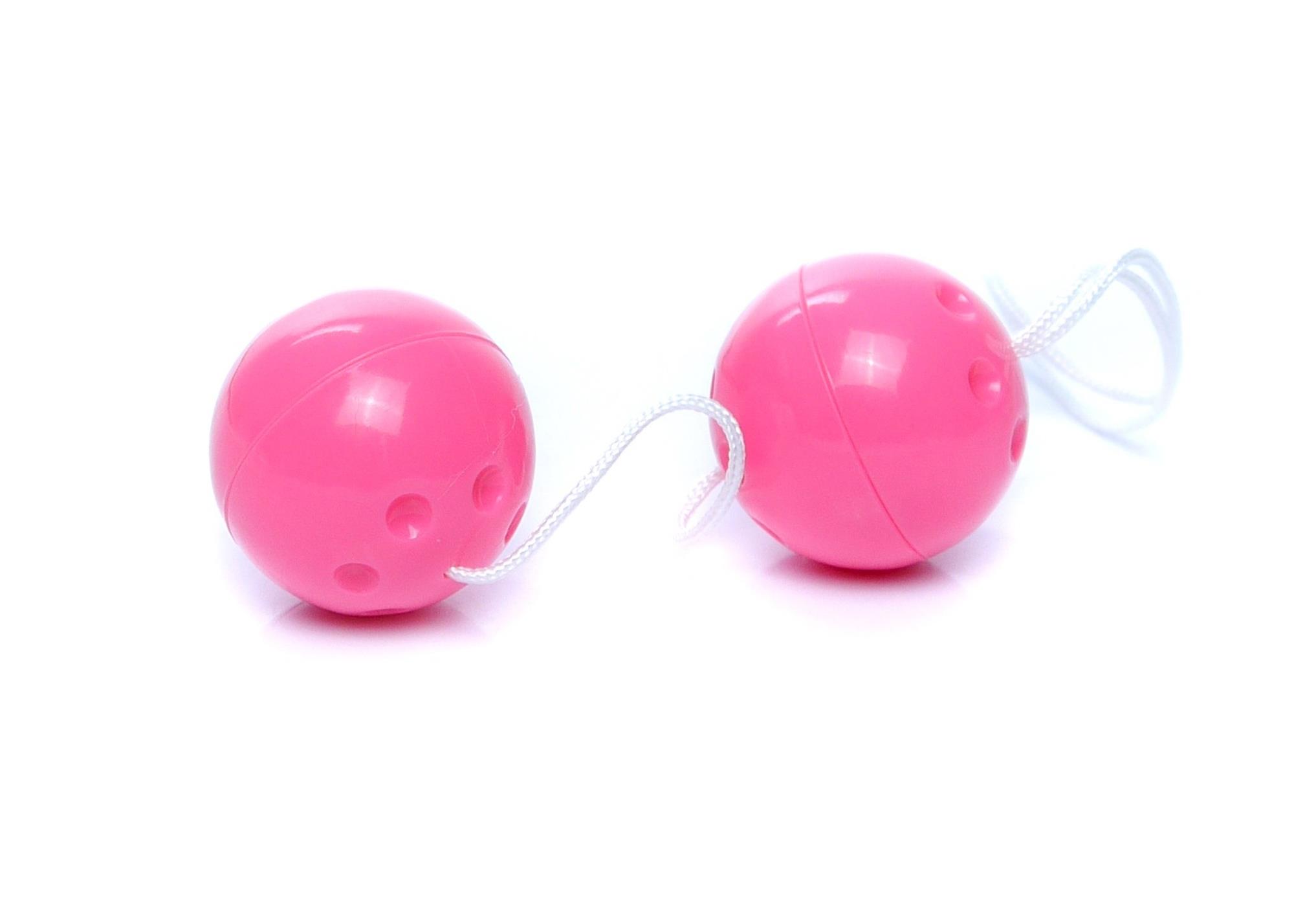 Kulki gejszy Duo-Balls Pink – dwie kulki, 3,2 cm średnicy — zdjęcie 1
