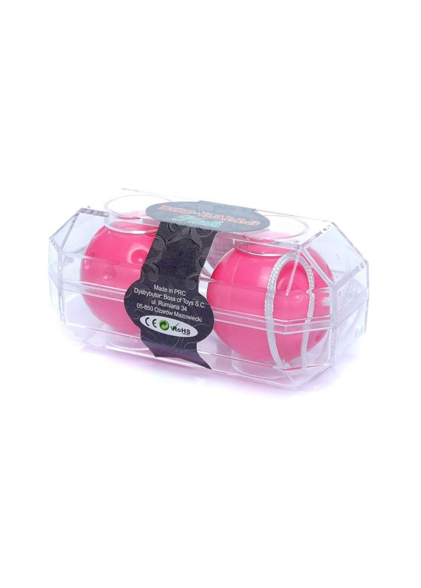 Kulki gejszy Duo-Balls Pink – dwie kulki, 3,2 cm średnicy — zdjęcie 3