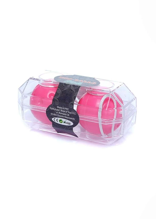 Kulki gejszy Duo-Balls Pink – dwie kulki, 3,2 cm średnicy — zdjęcie 3