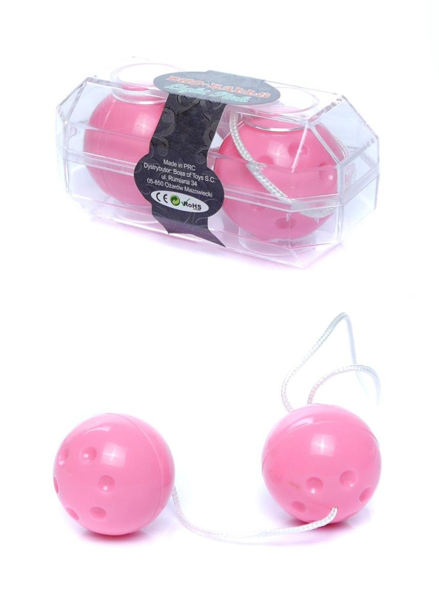 Kulki gejszy Duo-Balls – różowe, z linką, 3,2 cm — zdjęcie 2