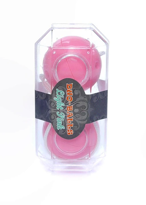 Kulki gejszy Duo-Balls – różowe, z linką, 3,2 cm — zdjęcie 5