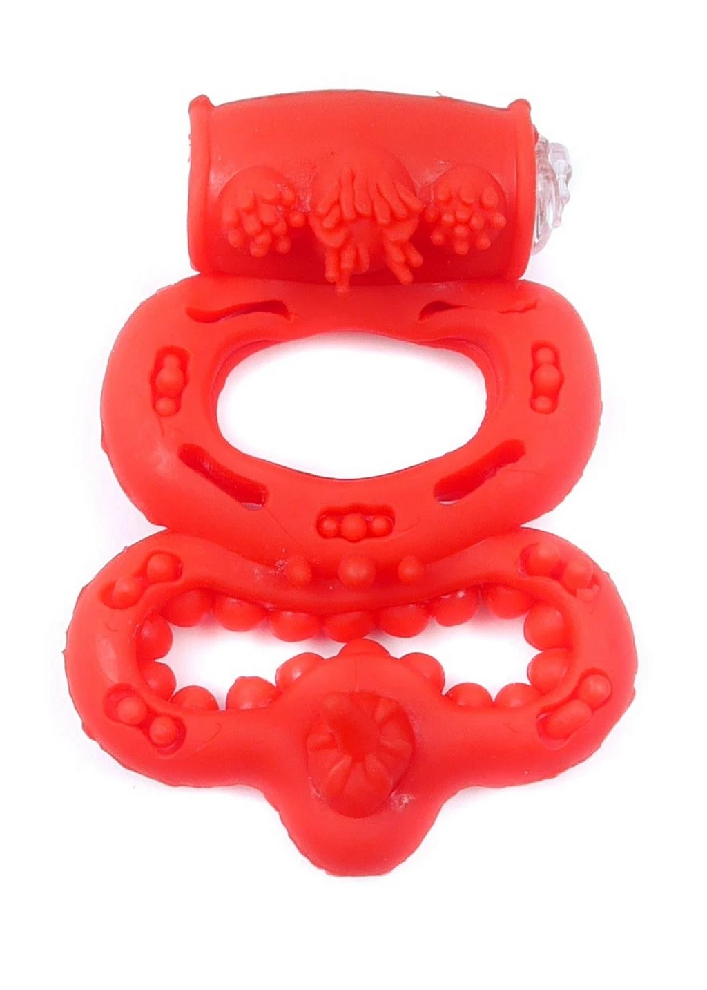 Pierścień erekcyjny wibracyjny Vibrating CockRing Red