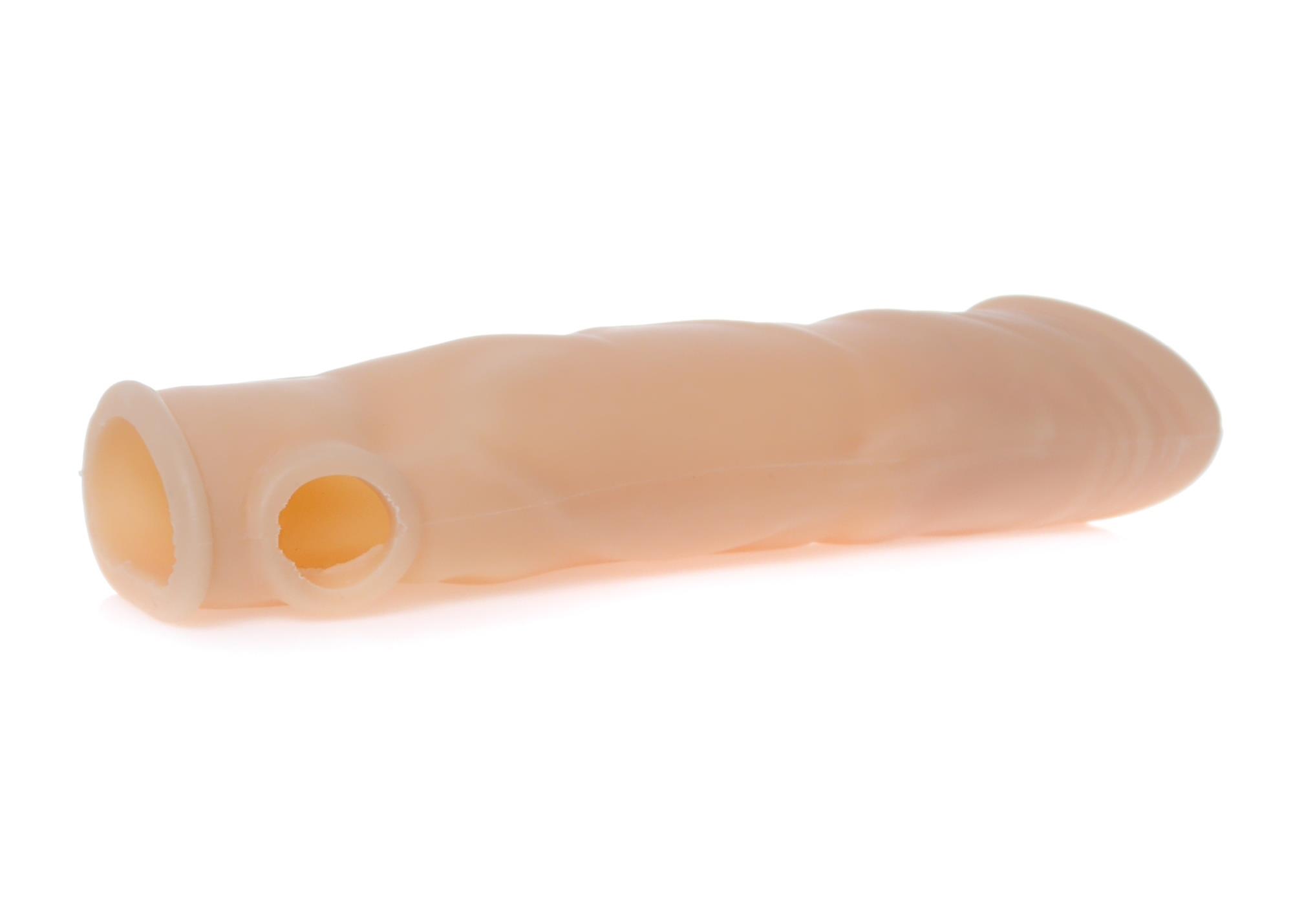 Nakładka na penisa – wydłuża o 6,5 cm, otwór na jądra — zdjęcie 6