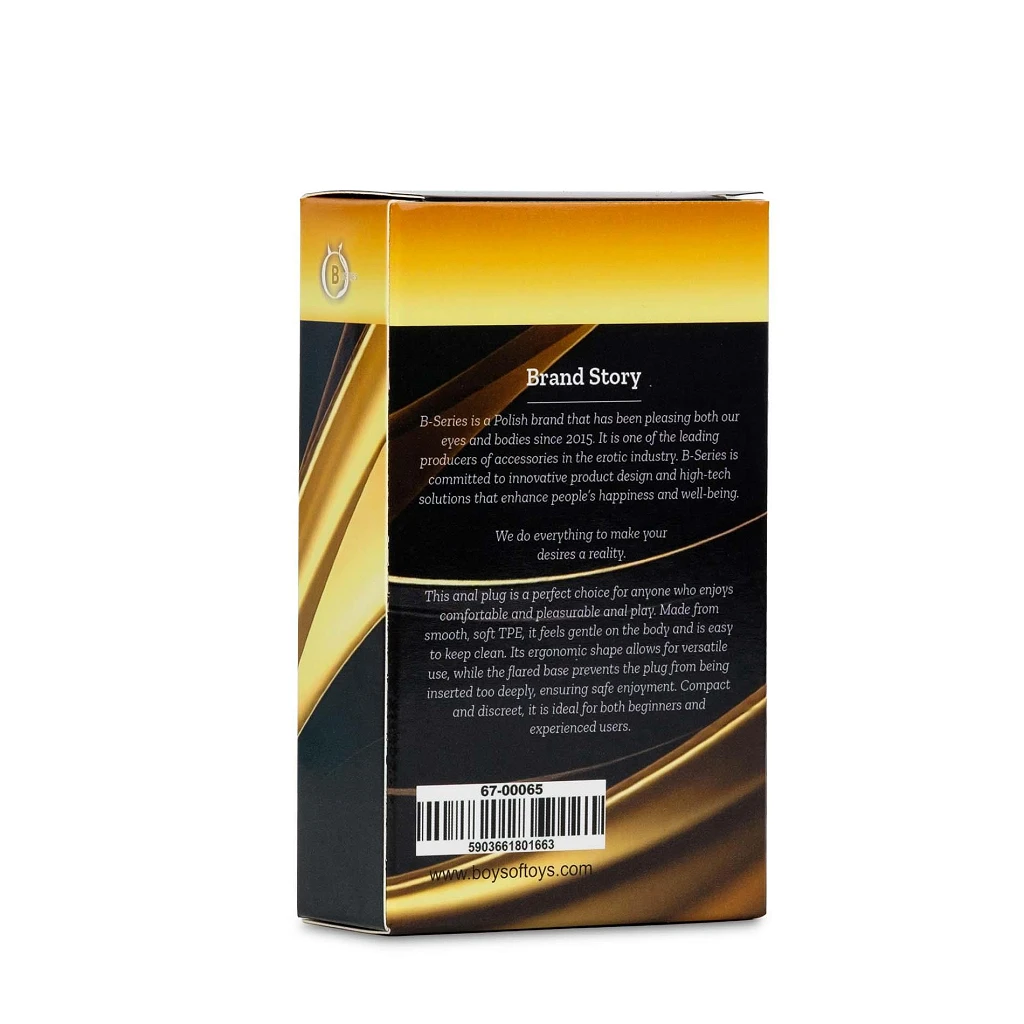 Korek analny Plug-T-Plug Smooth S - TPE gładki — zdjęcie 6
