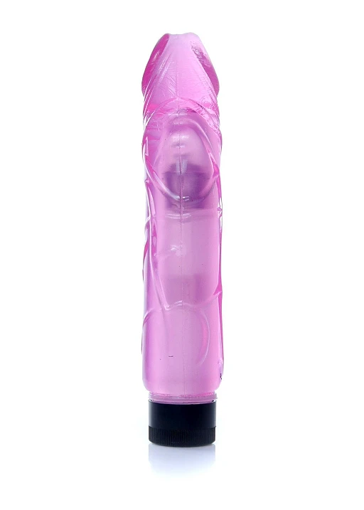 Wibrator Juicy Jelly Multispeed – różowy, 22 cm — zdjęcie 3