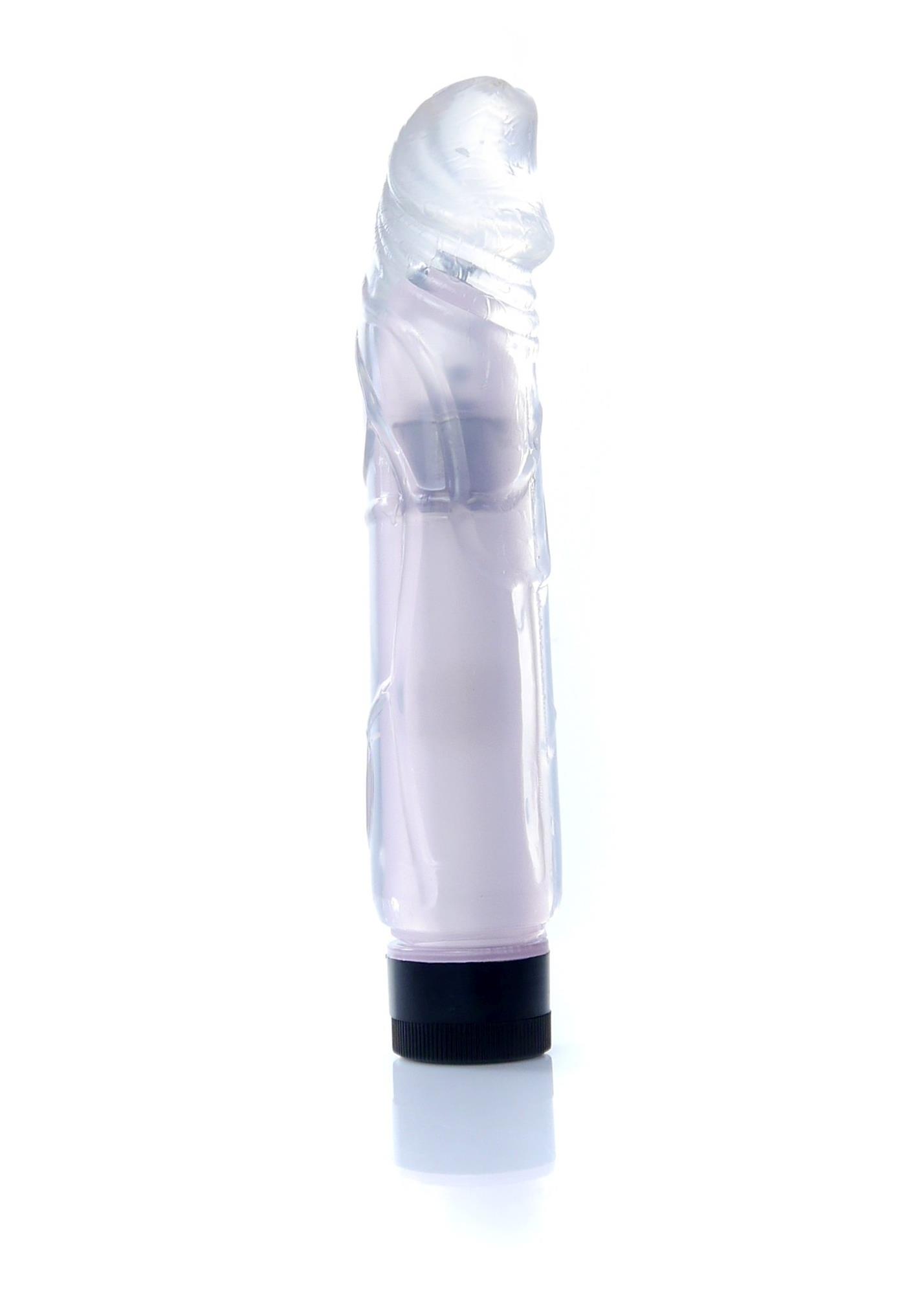 Wibrator Juicy Jelly — multispeed, 22 cm, przezroczysty — zdjęcie 1