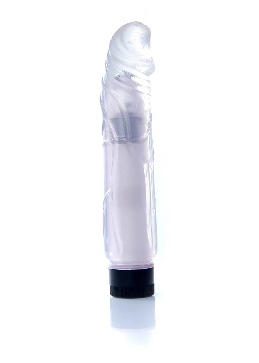 Wibrator żelowy Juicy Jelly – przezroczysty, multispeed