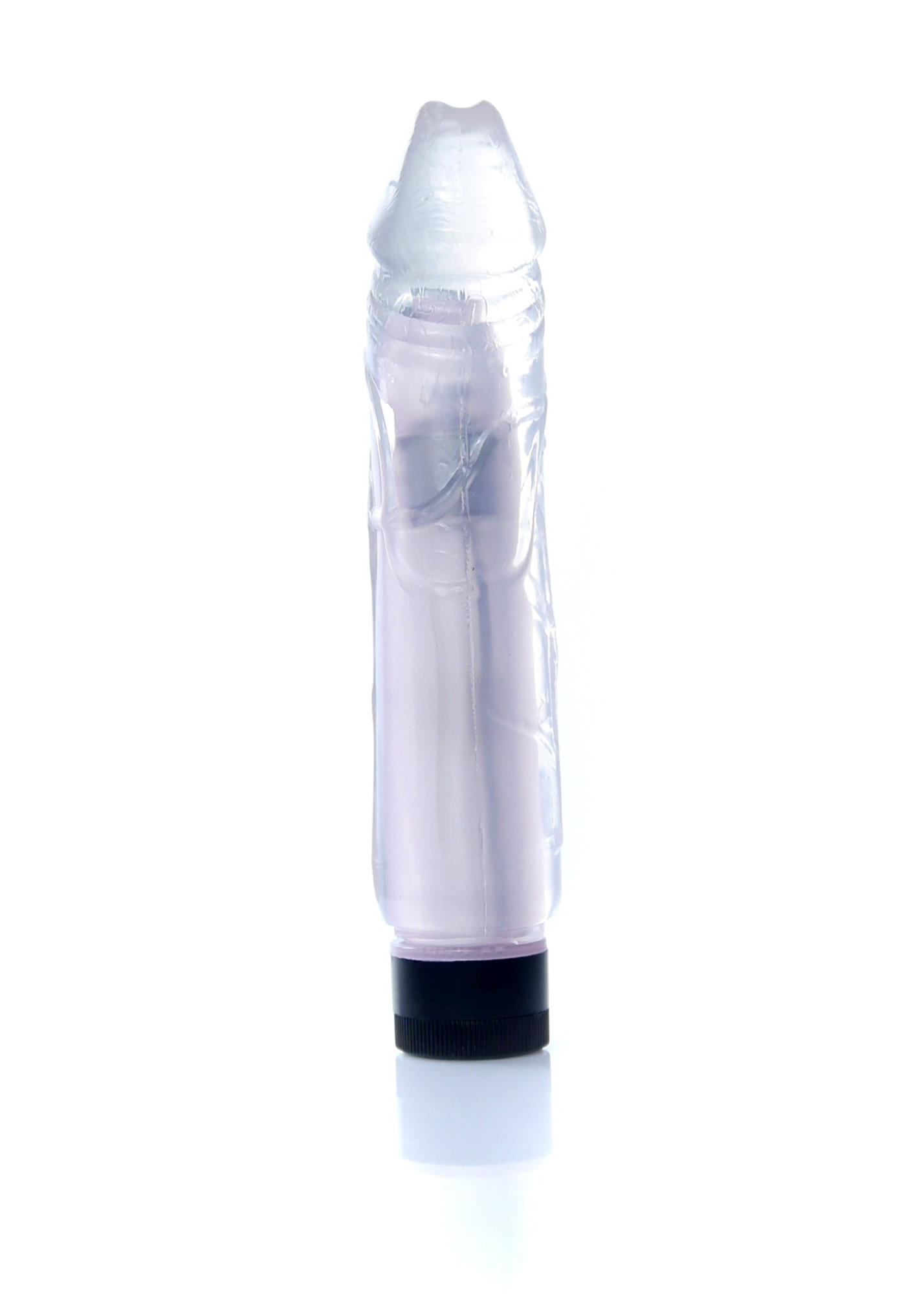 Wibrator Juicy Jelly — multispeed, 22 cm, przezroczysty — zdjęcie 2