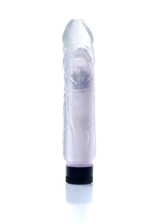 Wibrator Juicy Jelly — multispeed, 22 cm, przezroczysty — zdjęcie 3