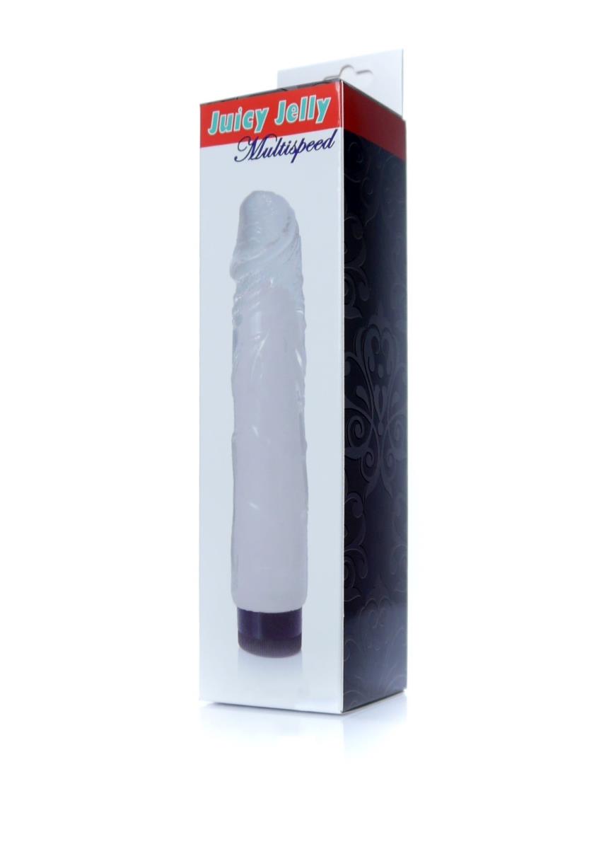 Wibrator Juicy Jelly — multispeed, 22 cm, przezroczysty — zdjęcie 6