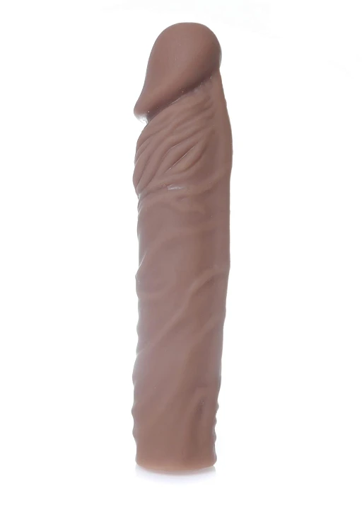 Nakładka na penisa Perfect Sleeve Mulatto – wydłuża o 7 cm — zdjęcie 2