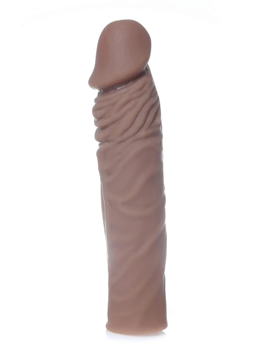 Nakładka na penisa Perfect Sleeve Mulatto – wydłuża o 7 cm — zdjęcie 4
