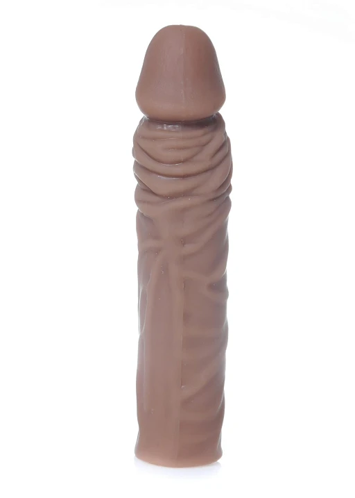 Nakładka na penisa Perfect Sleeve Mulatto – wydłuża o 7 cm — zdjęcie 5