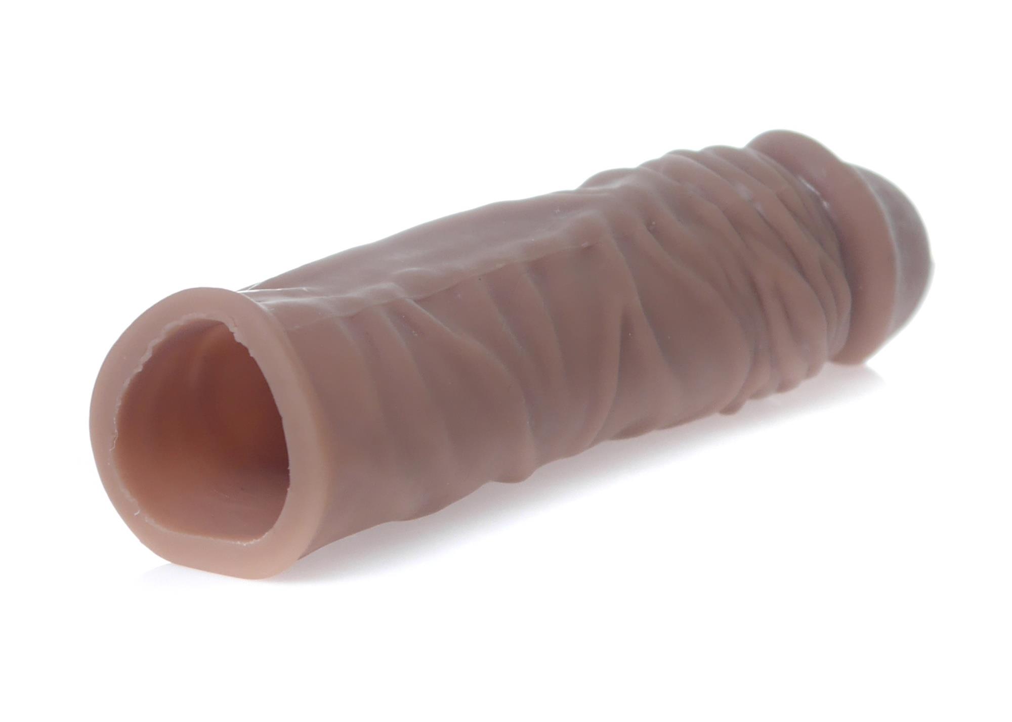Nakładka na penisa Perfect Sleeve Mulatto – wydłuża o 7 cm — zdjęcie 1