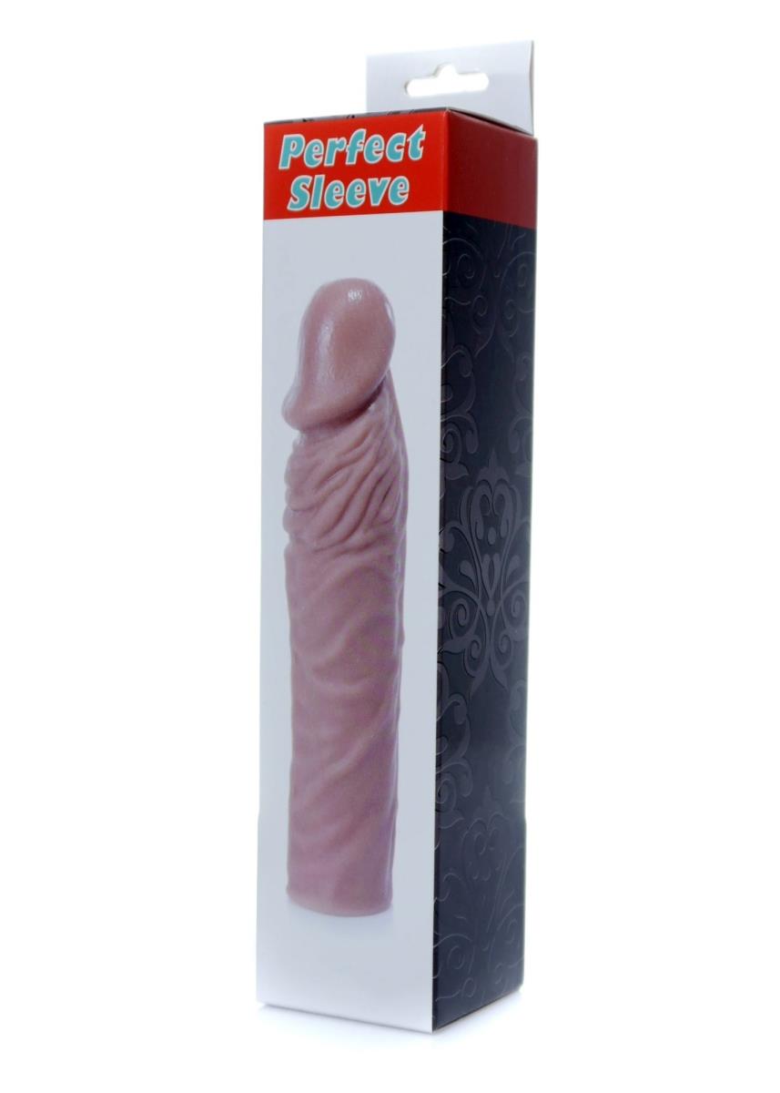 Nakładka na penisa Perfect Sleeve Mulatto – wydłuża o 7 cm — zdjęcie 7