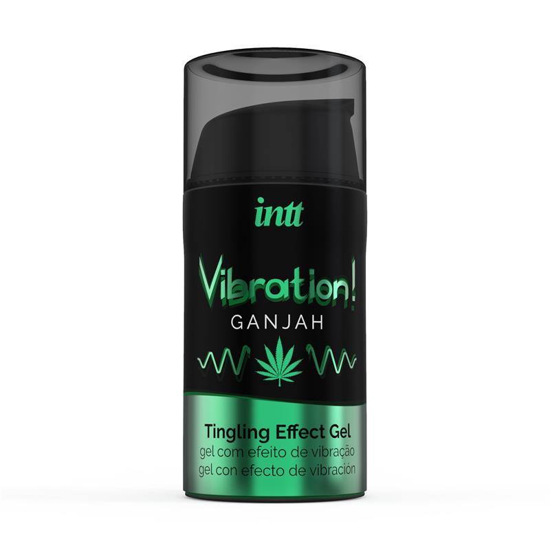 Żel stymulujący Vibration Ganjah – efekt wibracji, 15 ml — zdjęcie 1