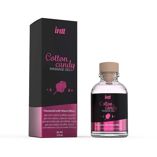 Żel do masażu Cotton Candy – wata cukrowa, efekt rozgrzewający, 30 ml — zdjęcie 2
