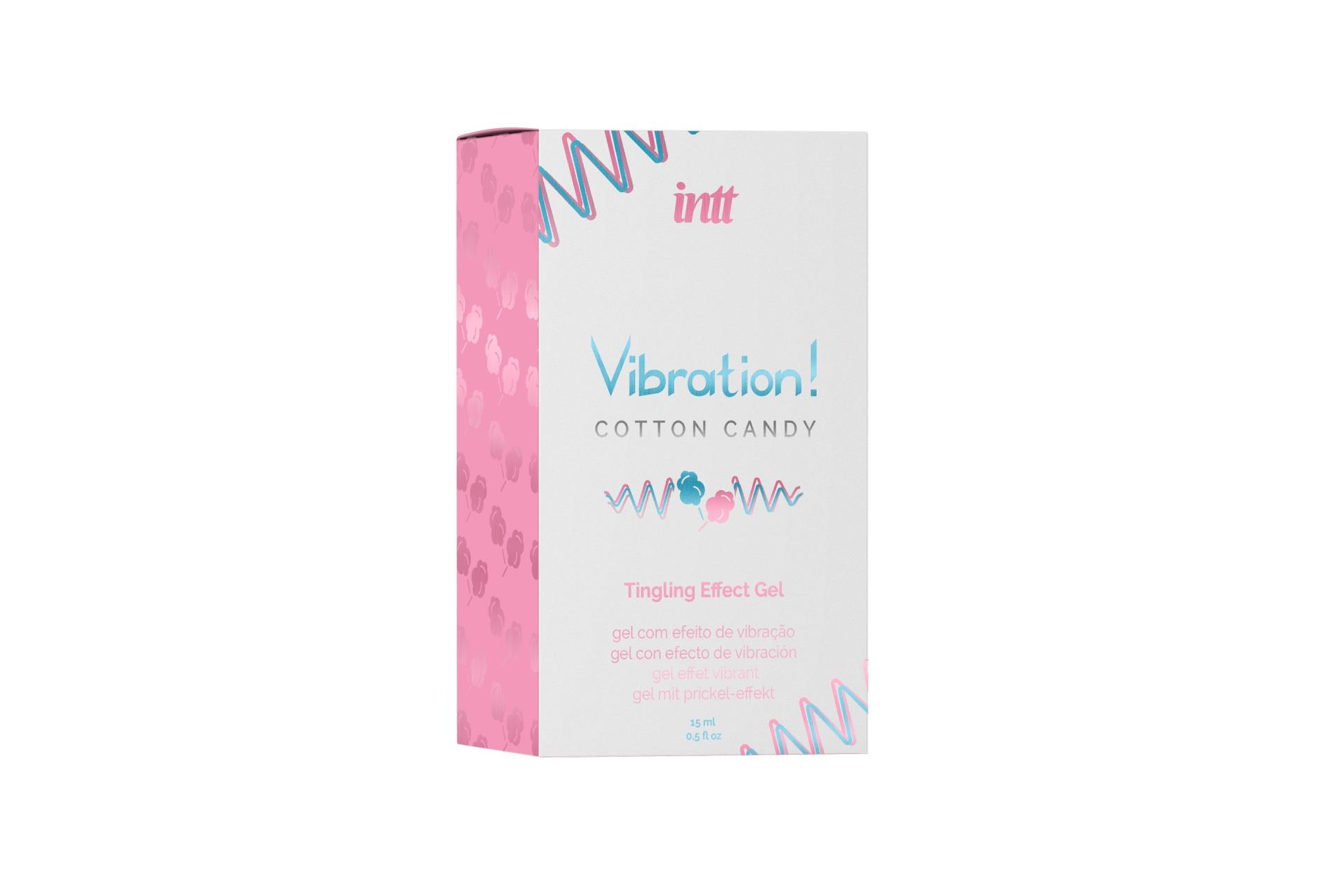 Żel stymulujący Vibration Cotton Candy – efekt wibracji i ciepła — zdjęcie 3