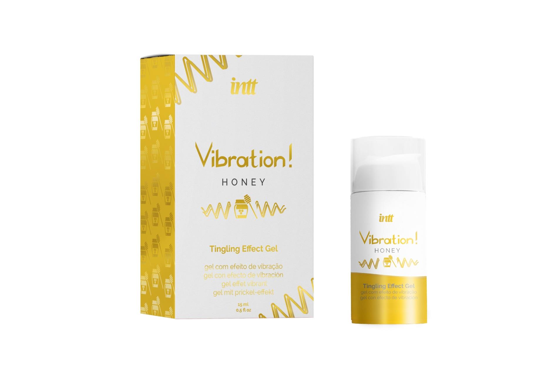 Żel stymulujący Vibration Honey – efekt wibracji, miodowy aromat — zdjęcie 2