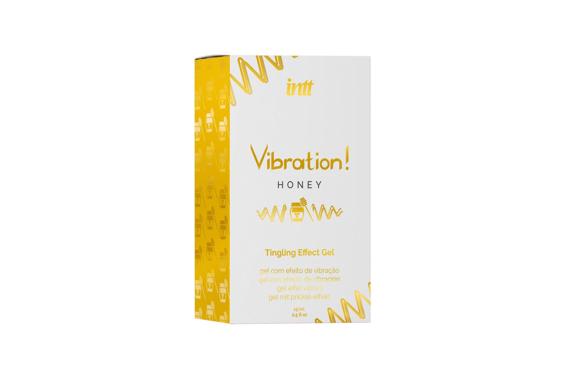 Żel stymulujący Vibration Honey – efekt wibracji, miodowy aromat — zdjęcie 3