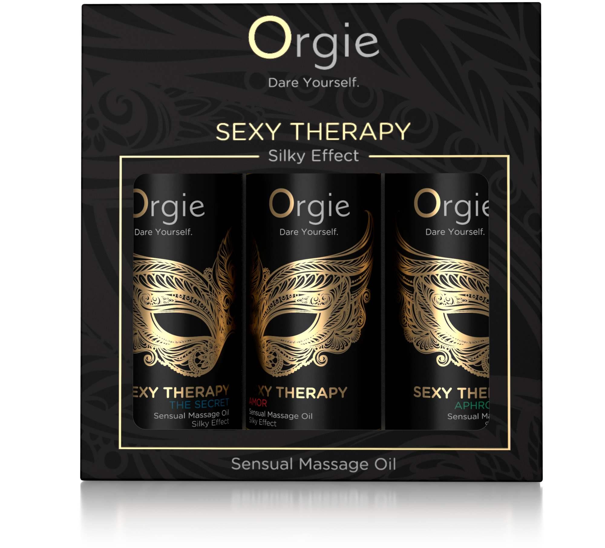 Olejki do masażu Orgie Sexy Therapy Mini Size – zestaw 3 x 30 ml — zdjęcie 1