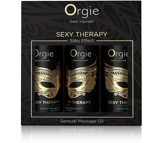 Olejki do masażu Orgie Sexy Therapy Mini Size – zestaw 3 x 30 ml