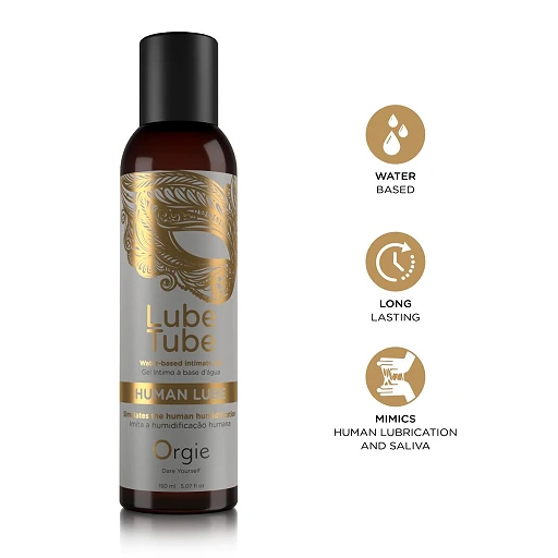 Lubrykant wodny Orgie Human Lube – z wodorostami i lawendą, 150 ml — zdjęcie 2