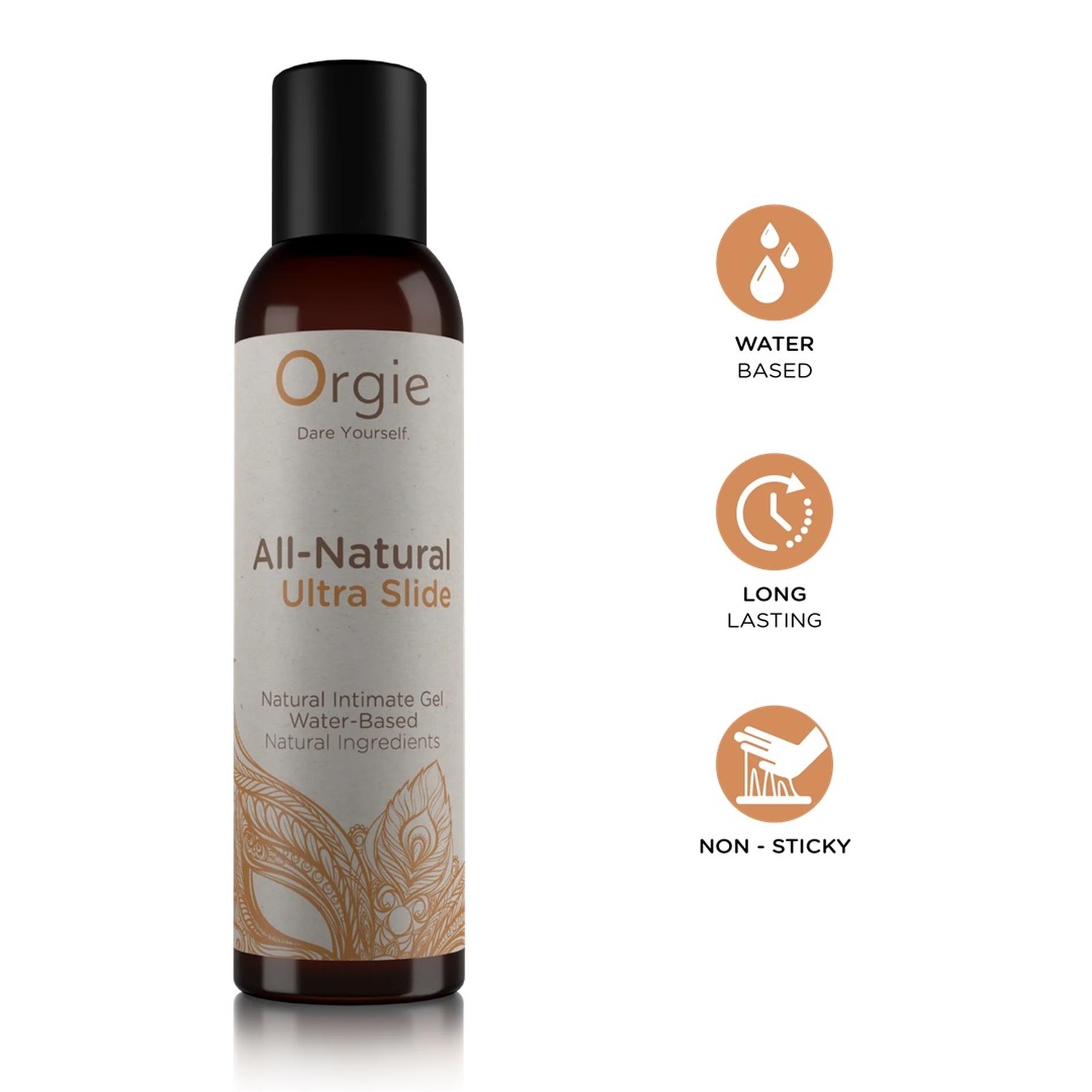 Lubrykant wodny Orgie All-Natural Ultra Slide – bez gliceryny, 150 ml — zdjęcie 2