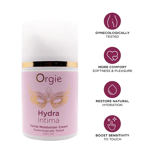 Krem nawilżający Orgie Hydra Intima – do okolic sromu, 50 ml — zdjęcie 2