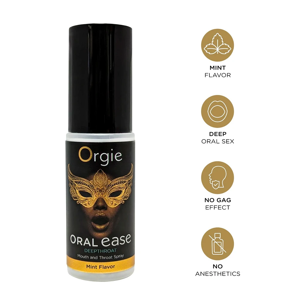 Spray do ust i gardła Oral Ease Deepthroat - mięta — zdjęcie 2