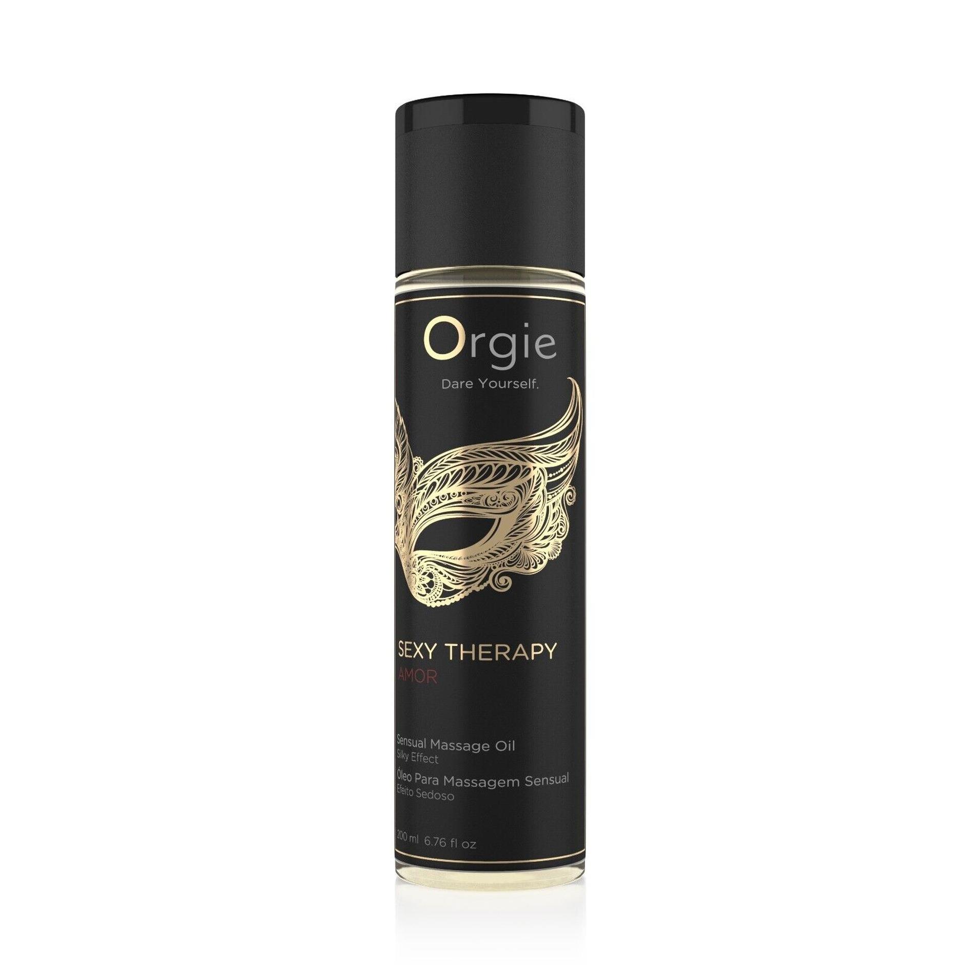 Olejek do masażu Orgie Sexy Therapy Amor – ananas i frezja, 200 ml — zdjęcie 1