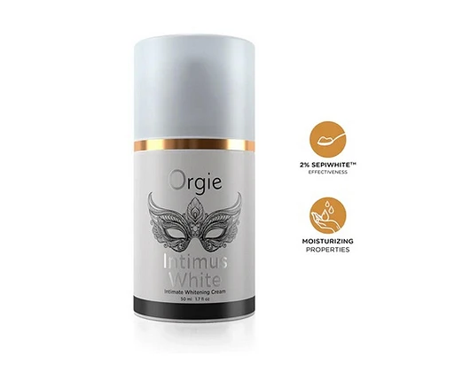 Krem wybielający Orgie Intimus White – miejsca intymne, 50 ml