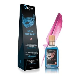Zestaw do masażu ust Orgie Sexy Therapy Lips – wata cukrowa, 100 ml