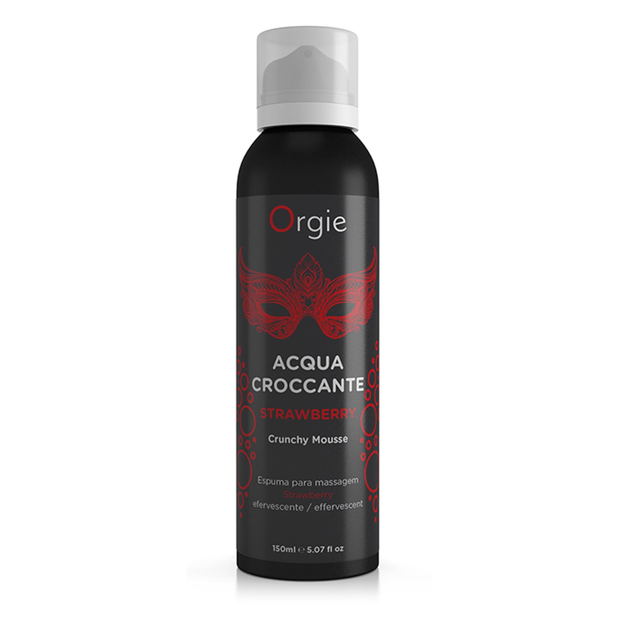 Musująca pianka do masażu Acqua Croccante – truskawkowa, 150 ml — zdjęcie 1