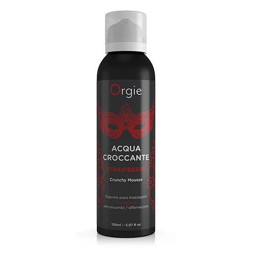 Musująca pianka do masażu Acqua Croccante – truskawkowa, 150 ml