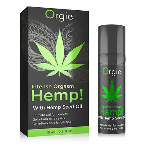 Żel stymulujący Hemp! Intense Orgasm - efekt wibracyjny — zdjęcie 1