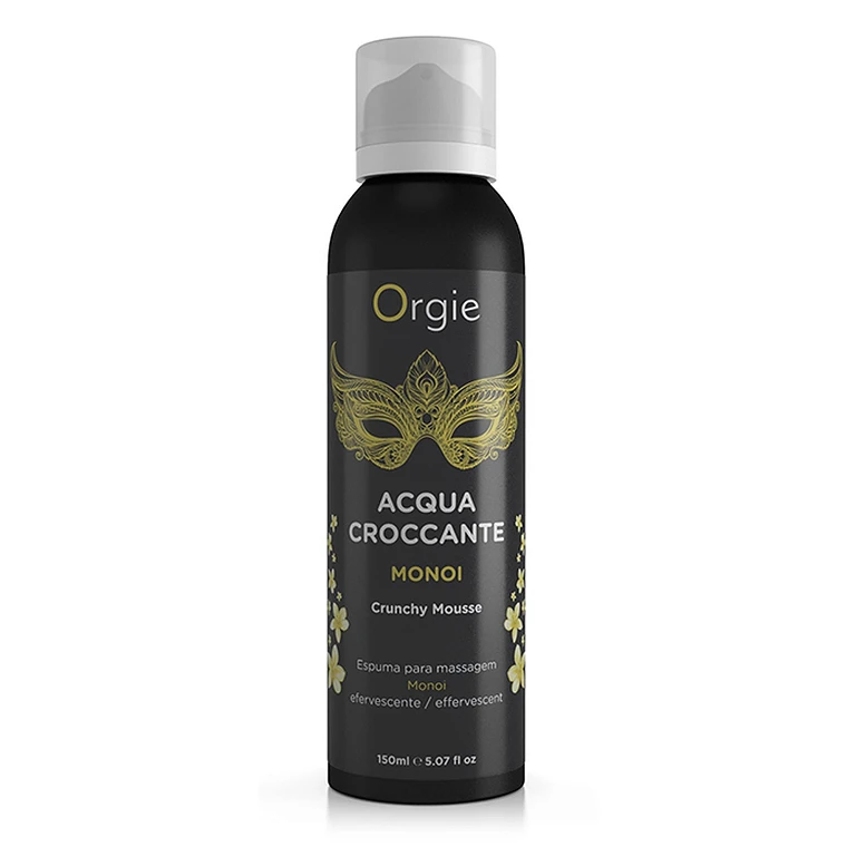 Pianka do masażu Orgie Acqua Croccante Monoi – musująca, 150 ml