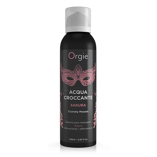 Mus do masażu Acqua Croccante Sakura – musujący efekt, 150 ml