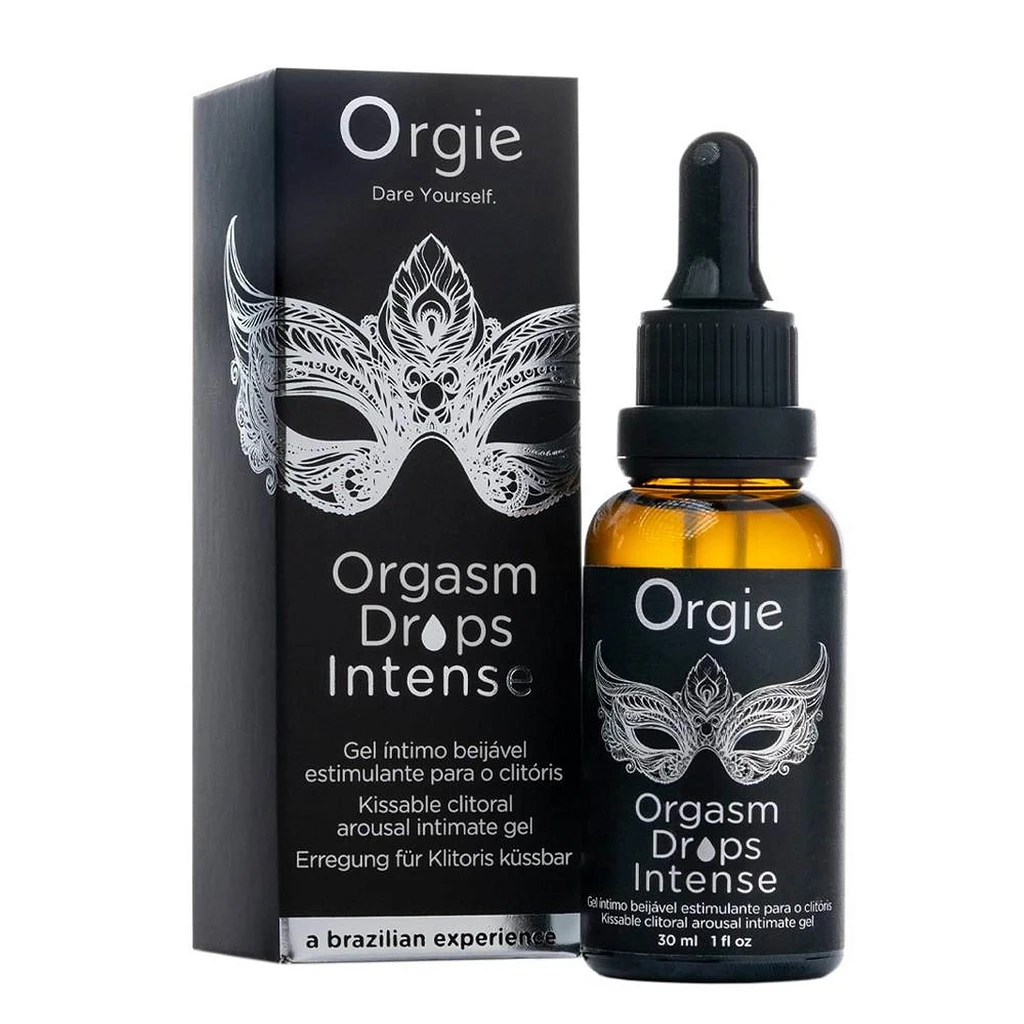 Żel intymny Orgasm Drops Intense - rozgrzewający smak jabłka