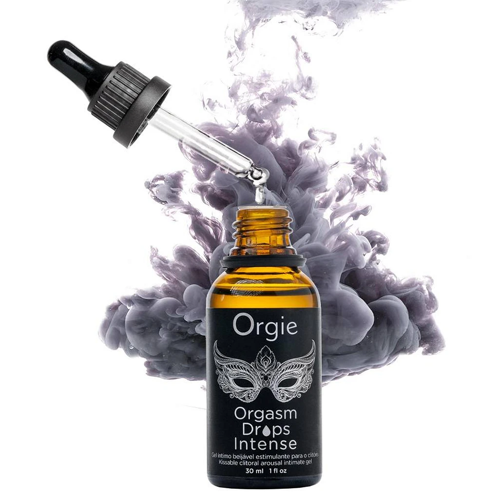 Żel intymny Orgasm Drops Intense - rozgrzewający smak jabłka — zdjęcie 3